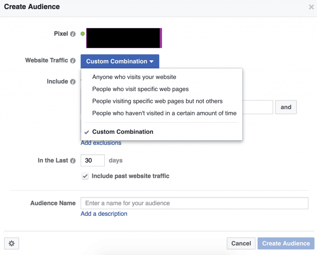 audiance selection